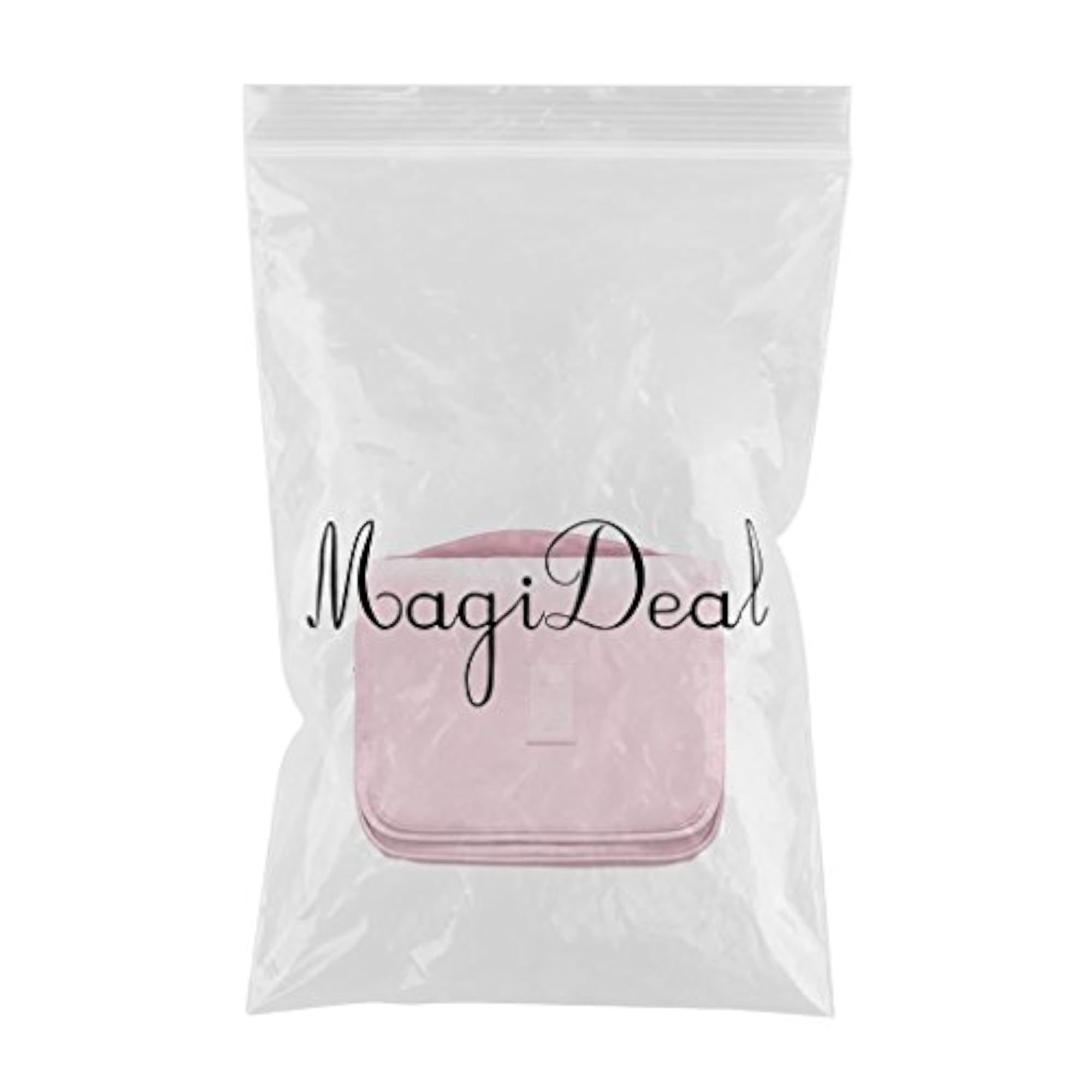 Travel Toiletry Unisex Makeup Cosmetic Storage Wash Bag, Pink